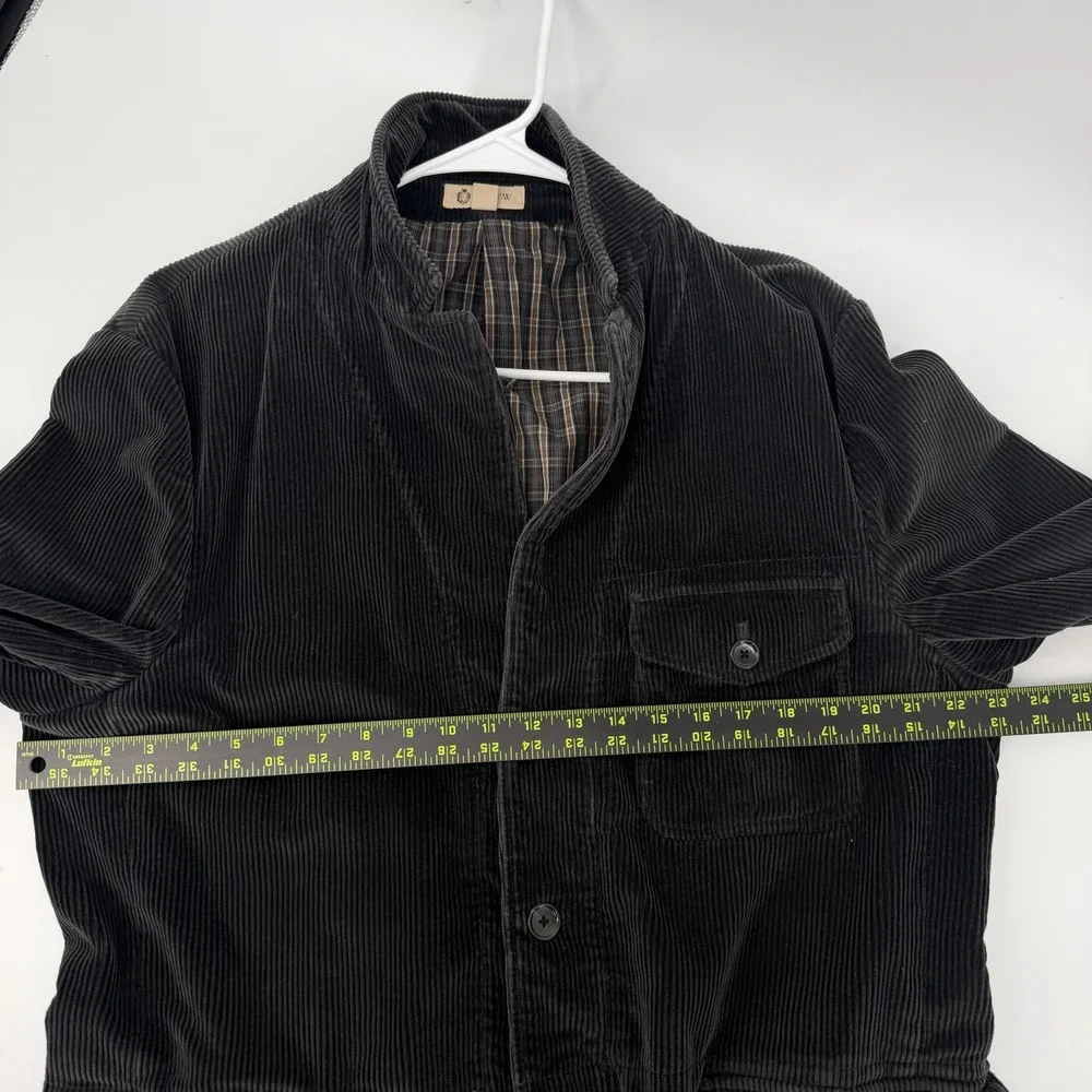 J. Crew Ludlow Jacket Dark‎ Gray Corduroy Elbow Patches Mens Size XL Professor